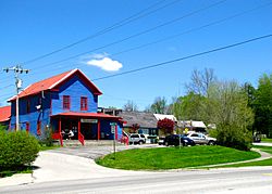 Businesses along US 41A in Sewanee