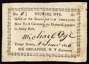 Specimen of the Paper Money of Upper Canada 1815 (17105981857)