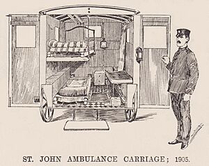 St John Ambulance carriage 1905