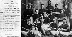 StateLibQld 1 69507 Original Bush Rats Football Team, Ipswich, 1890