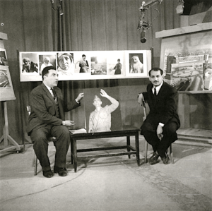 TV Show “With the Talented” featuring artists Nuri Al-Rawi and Latif Al-Ani, Baghdad, 1961.png