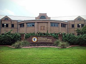 Tallahassee Community College entrance and administration building