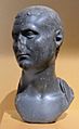 Tardo tolemaico o periodo romano, testa di nobile romano, forse marc'antonio, 30 ac-50 dc ca., forse da alessandria