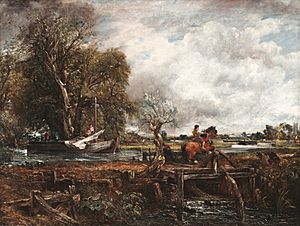 The Leaping Horse (1825) by John Constable - Google Art Project