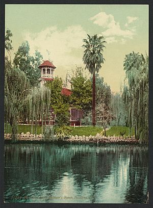 The lake, Lucky Baldwin's ranch, Pasadena, Cal-LCCN2008678116
