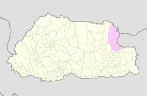 Trashiyangtse Bhutan location map