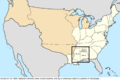 United States Central change 1820-12-19
