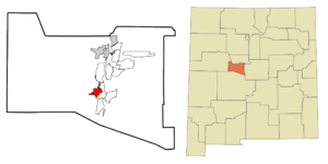 Location of Belen, New Mexico