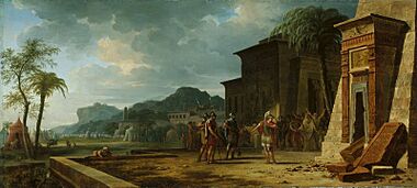 Valenciennes, Pierre-Henri de - Alexander at the Tomb of Cyrus the Great - 1796