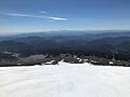 View from Magic Mile Ski Run in August 2020