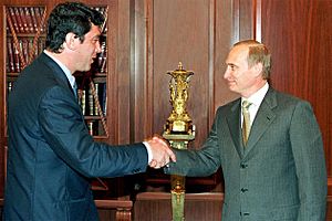 Vladimir Putin with Boris Nemtsov-1