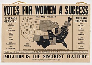 Votes for Women A Success. Imitation is the Sincerest Flattery!! (9558719010)