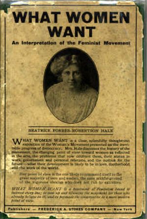 What Women Want pamphlet Beatrice Forbes-Robertson Hale