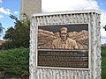 William Hudson plaque at the Cooma Visitors Centre