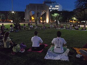 Yoga no Parque da Redenção 2014-04-10