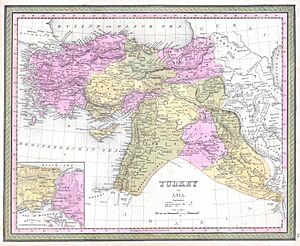 1849 Mitchell Map of Turkey ( Iraq, Syria, Palestine ) - Geographicus - TurkeyAsia-m-1849
