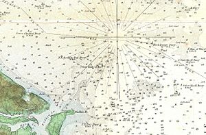 1857 U.S. Coast Survey Map or Chart of the Patapsco River, Chesapeake Bay and Baltimore - Geographicus - PatapscoRiver-uscs-1856 (cropped to Seven Foot Knoll)