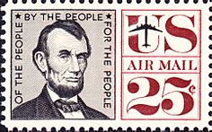Abraham Lincoln Airmail 1960 Issue-25c