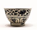 Annam ware bowl with floral design, blue underglaze. 15-16th century, Vietnam