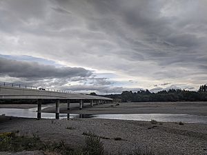 Ashley River Rakahuri Cones Road Bridge