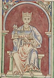 BL MS Royal 14 C VII f.8v (Henry I)
