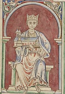 BL MS Royal 14 C VII f.8v (Henry I)