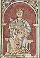 BL MS Royal 14 C VII f.8v (Henry I)