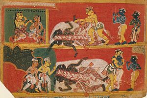 Bhima Slays Jarasandha