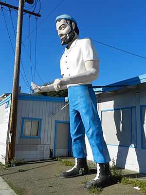 Big Mike, Muffler Man, Hayward, California