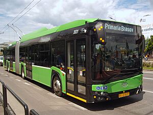 Brasov Solaris articulated trolleybus 2021 in 2021