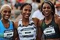 Brown and Ajee Wilson Raevyn Rogers at USTAF in 2018 
