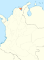 Campylopterus phainopeplus map