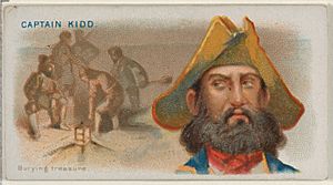 Captain Kidd, Burying Treasure, from the Pirates of the Spanish Main series (N19) for Allen & Ginter Cigarettes MET DP835020