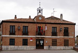 Town hall of San Martín de Valvení, Valladolid, Spain