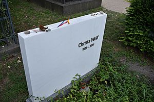 Christa Wolf grave - July 2019