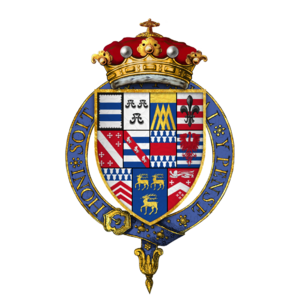 Coat of arms of Sir William Parr, Marquess of Northampton, KG