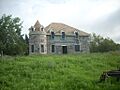 Coghlan Castle, Rolette County, ND, South Elevation2