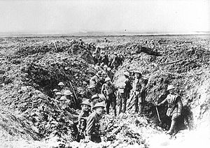 Consolidating their positions on Vimy Ridge
