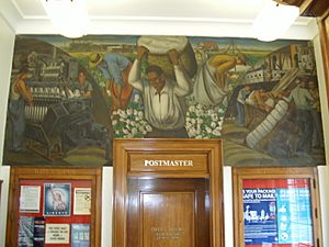 Dardanelle, AR Post Office WPA Mural (interior)