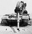 Destroyed Iraqi T-62