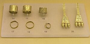 Early Geometric Jewelry from the Areopagus of Athens. Ancient Agora Museum of Athens
