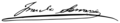 Firma de Francisco Serrano