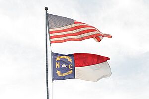 Flag Pole at Andrews High School - Andrews, NC - 3-22-2026