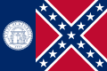 Flag of the State of Georgia (1956-2001)