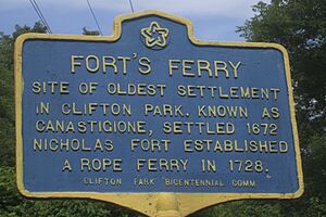 Forts Ferry Historic Marker