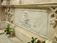 Genova-cattedrale di san lorenzo-tomba Giuseppe Siri