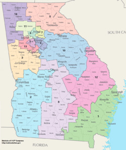 Georgia Congressional Districts, 113th Congress