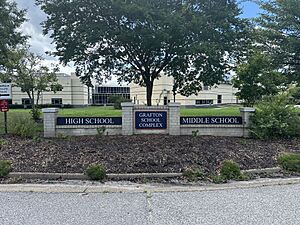 Grafton High and Middle school signs