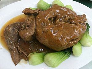 HK Central 中環 蓮香樓 Lin Heung Lau Restaurant food 八寶鴨 Duck Oct-2013.jpg