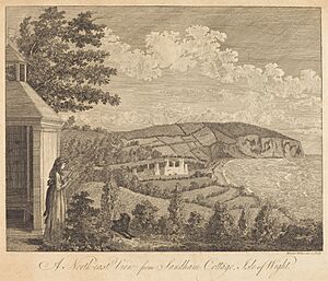 Harriet Wilkes, A North-East View from Sandham Cottage, Isle of Wight, NGA 59263